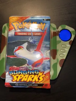 22.6g HEAVY Pokemon TCG: Scarlet and Violet Surging Sparks Booster Pack Latios - Image 2