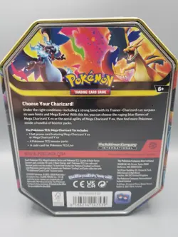 Pokemon TCG Mega Charizard X-4 Booster Tin-New/Factory Sealed - Image 2