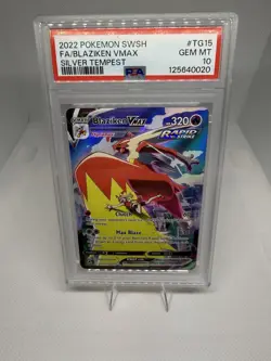 Pokemon TCG - Blaziken VMAX - Silver Tempest - TG15/TG30 - PSA 10 - Image 1
