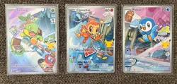 Pokemon TCG 2026 First Partner Illustration Collection Series 1 Promos Set 43-45 - Image 1