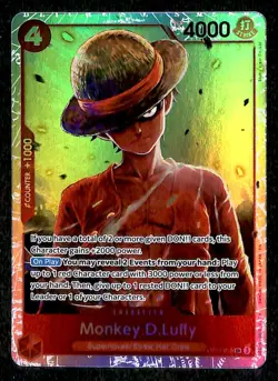2025 One Piece OP12 Monkey D. Luffy SR (Free Shipping $30+) #OP12 - Image 1