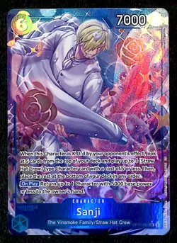2025 One Piece OP11 Sanji Alt Art (Free Shipping $30+) #OP10 - Image 1
