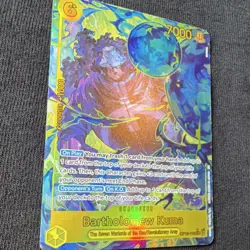 Bandai One Piece OP12 Bartholomew Kuma OP12-119 SEC Secret Rare Holo - Image 3