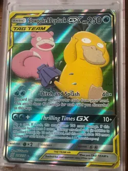 Pokemon TCG Slowpoke and Psyduck GX Tag Team Card - Image 1