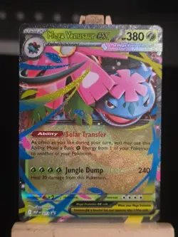 Pokemon Card Mega Venusaur ex #13 Mega Evolution Promo Holo - Image 1