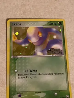 Ekans 55/109 EX Team Rocket Returns Reverse Holo Common Stamped Pokemon Card - Image 3