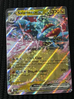 Pokemon TCG Salamence EX Holo Card 114/159SV09: Journey Together - Image 1