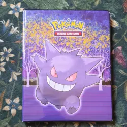 Pokemon TCG Gengar Binder Lot with Mixed Cards Espeon Sylveon Umbreon Volcanion - Image 1