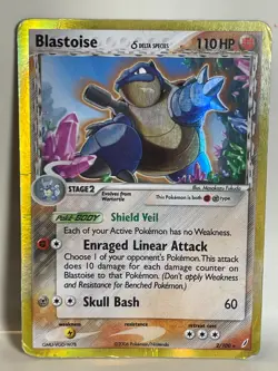 Blastoise 2/100 EX Crystal Guardians Holo Delta 2006 Pokemon Card - Image 1
