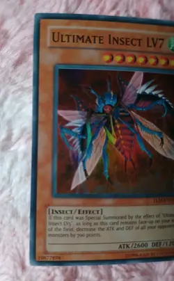 Yu-Gi-Oh! Ultimate Insect LV7 Super Rare TLM-EN010 Card The Lost Millennium - Image 2