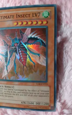 Yu-Gi-Oh! Ultimate Insect LV7 Super Rare TLM-EN010 Card The Lost Millennium - Image 3