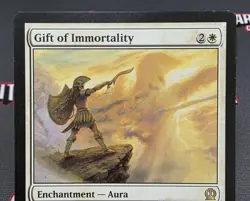 MTG Gift of Immortality- DAMAGED -Theros Magic the Gathering Card #014 - Image 3