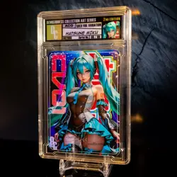 Hatsune Miku CV01 Waifu Trading Card SLAB Encased #08/99 Demigoddess Collection - Image 3