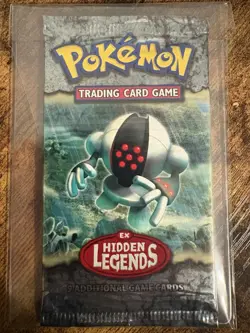 Pokemon EX Hidden Legends Booster Pack Registeel Art Sealed 9 Cards Nintendo - Image 1