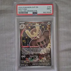 Pokemon Noctowl 141 Scarlet & Violet Promo Holo Stage 1 PSA 9 Card 2024 - Image 1