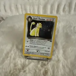 Dark Persian Pokemon Card WOTC Black Star Promo #17 Holo SWIRL 2000 NM - Image 4
