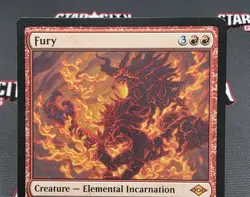 MTG Fury- DAMAGED -Modern Horizons 2 Magic the Gathering Card #126 - Image 3