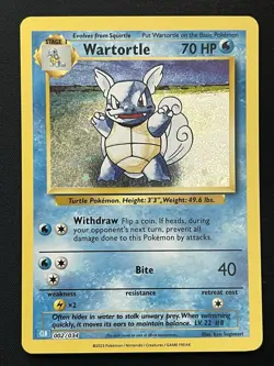 Wartortle 002/034 Trading Card Game Classic Holo Pokemon TCG Near Mint - Image 1