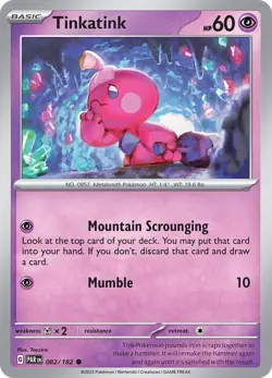 Tinkatink - SV04: Paradox Rift 082/182 NM English Pokemon Card - Image 1
