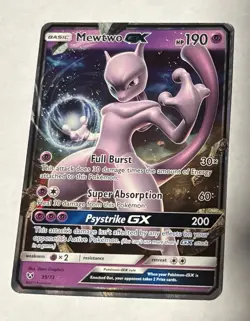 Mewtwo GX, #39/73, Shining Legends, Ultra Rare Holo, Pokemon Card NM - Image 1