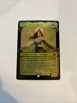 Arwen Mortal Queen Showcase Scrolls Foil Card #0644 MTG LP - Image 1
