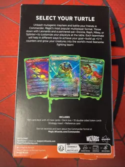 Magic the Gathering Teenage Mutant Ninja Turtles Turtle Power Commander Deck New - Image 2