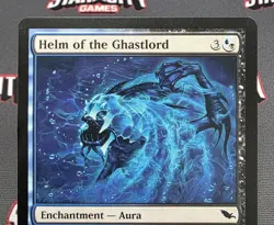 MTG Helm of the Ghastlord- DAMAGED -Shadowmoor Magic the Gathering Card #166 - Image 3
