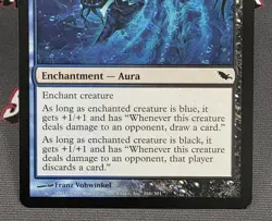 MTG Helm of the Ghastlord- DAMAGED -Shadowmoor Magic the Gathering Card #166 - Image 4