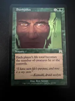 🌿 MTG Biorhythm - Onslaught (2002) - Lightly Played 🌿 - Image 1