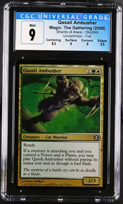QASALI AMBUSHER Shards of Alara Foil U CGC 9 MTG [Nostalgium] - Image 1
