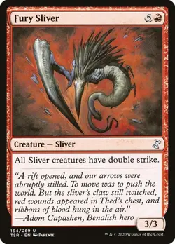 Fury Sliver 1x MtG Time Spiral Remastered SP/NM - Image 1