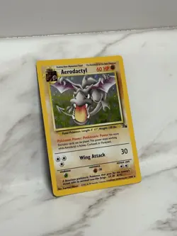 Aerodactyl Holo Rare Pokemon Card - Fossil Set 1/62 1999 Fast Ship Lightly Used - Image 3