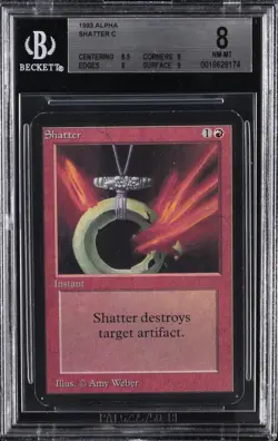 1994 MAGIC: THE GATHERING ALPHA SHATTER C BGS 8 - Image 1