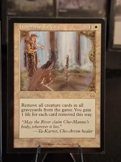 Honor the Fallen Mercadian Masques Regular Rare - Image 1