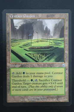 Magic The Gathering MTG CENTAUR GARDEN Odyssey LP Lightly Played - Image 1