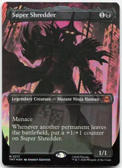 Super Shredder (Borderless) *Foil* TMT 217 NM - Image 1