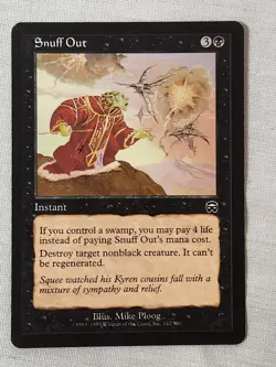 NM Snuff Out Mercadian Masques Mtg Magic the Gathering - Image 1