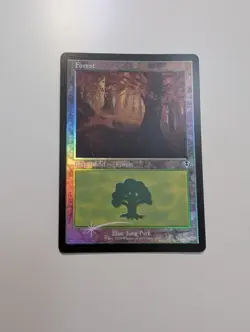 MTG - Forest 296 (Retro Frame Foil) - Innistrad Remasterd NM/M Condition - Image 1