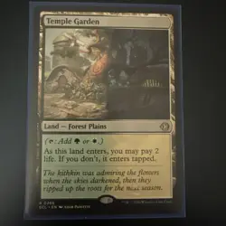 Magic the Gathering: Lorwyn Eclipsed Temple Garden Regular in Near Mint Cond. - Image 1