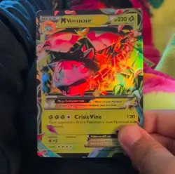 Pokemon M Venusaur EX MEGA Full Art Holo Rare XY 2/146 Pokemon TCG Card Stock - Image 1