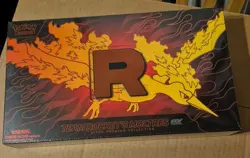 Pokemon Team Rocket’s Moltres ex UPC - Sealed Box (Small Seal Tear) GS Exclusive - Image 1