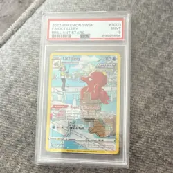 Pokemon Brilliant Stars Octillery TG03 Full Art Holo Ultra Rare PSA 9 2022 - Image 1