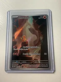Pokemon TCG Charmander Scarlet & Violet-151 168/165 Holo Illustration Rare - Image 1