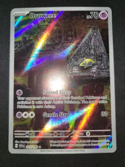 Pokemon Drowzee 210/198 SV01 Scarlet & Violet Base Set Illustration Rare NM - Image 2