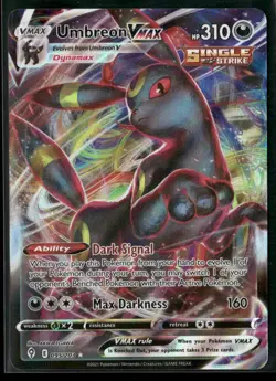 2021 Pokemon Sword & Shield - Evolving Skies Umbreon VMAX 95/203 - Image 1