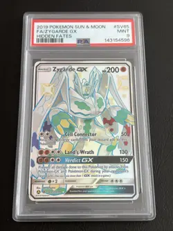 PSA 9 ZYGARDE GX SV65 HIDDEN FATES SUN & MOON SHINY VAULT POKEMON MINT - Image 1