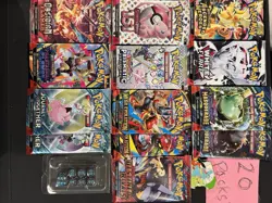 Pokemon 20X Pack Lot! Variety of Sealed Packs, extra Accessories, and a TR TIN! - Image 4