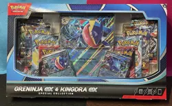 ✨Greninja ex & Kingdra ex Special Collection Factory Sealed 8 Packs Pokemon TCG✨ - Image 2