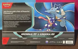 ✨Greninja ex & Kingdra ex Special Collection Factory Sealed 8 Packs Pokemon TCG✨ - Image 3