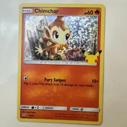 Chimchar 12/25 Promo Holo McDonald's 25th Anniversary Promos Pokemon - Image 1